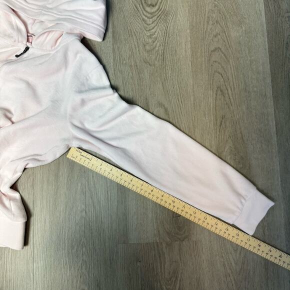 Vintage Juicy Couture TrackSuit Jacket Size Medium Light Pink Y2K - Picture 8 of 9